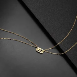 Collier Femme Karl Lagerfeld Stone - KLAYC12 Acier Doré