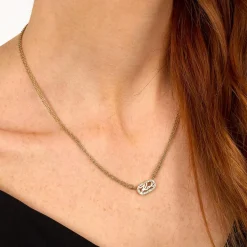 Collier Femme Karl Lagerfeld Stone - KLAYC12 Acier Doré