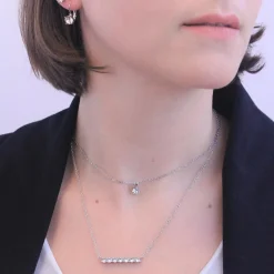 Collier Femme MYC-Paris Solitaire - DP0079-S Laiton Argent