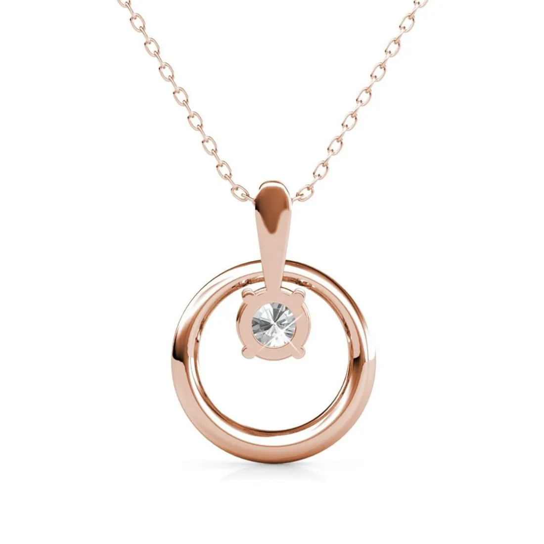Collier Femme MYC-Paris Solitaire - DP0181-RG Laiton Doré rose