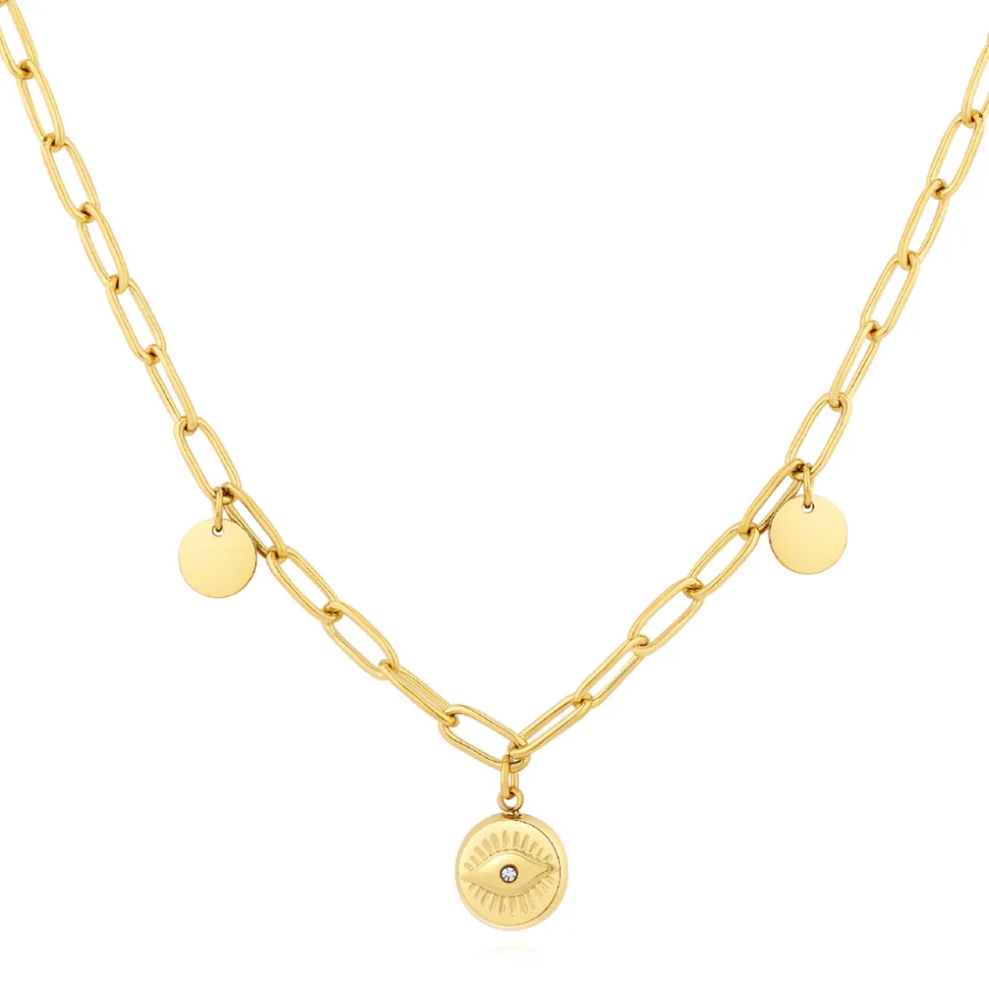 Collier Femme Pixies Bijoux - PNS0028-1WHZ Acier Blanc