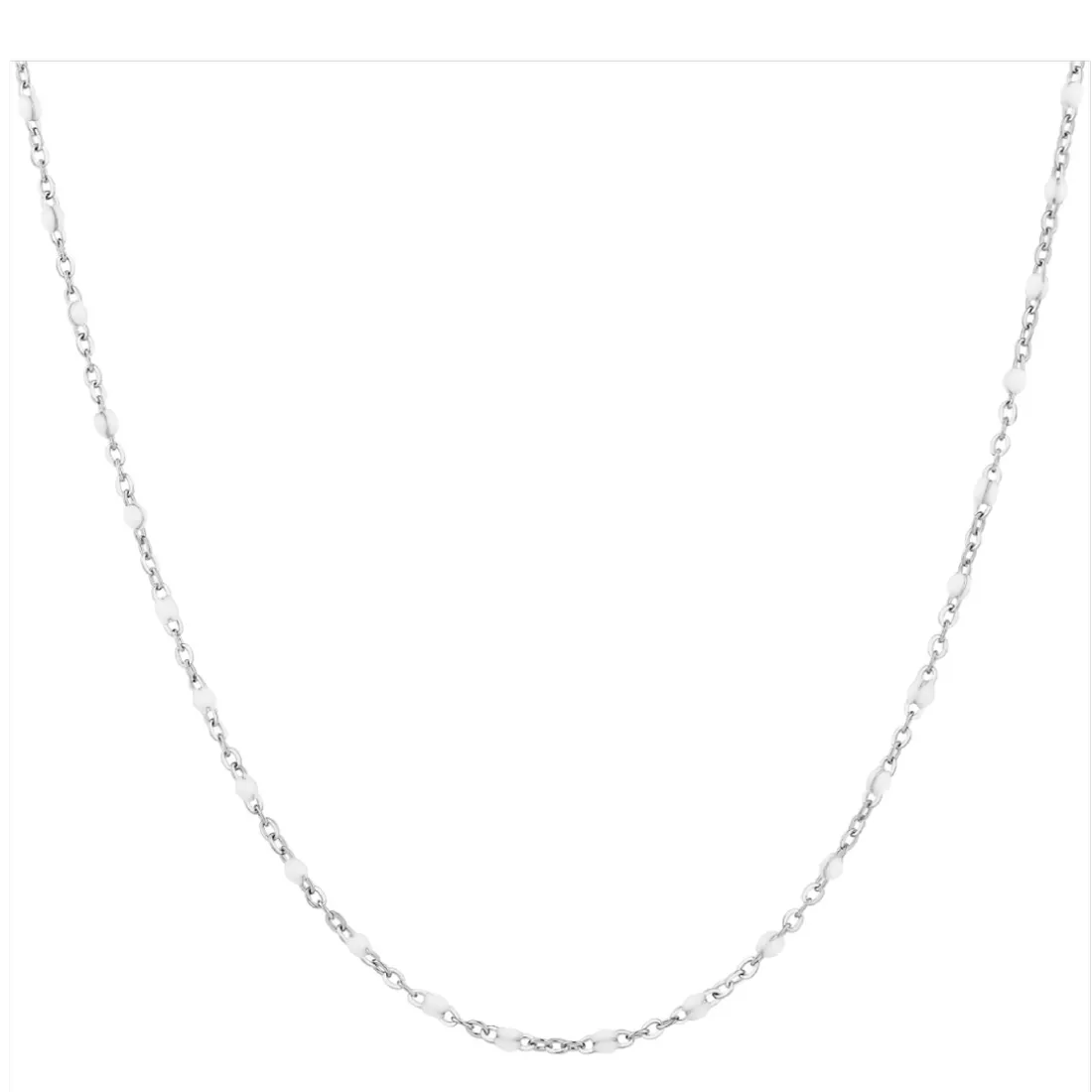 Collier Femme Pixies Bijoux - PNS0030-2WHT Acier Blanc