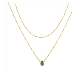 Collier Femme Pixies Bijoux - PNM0047-1MAL Acier Vert