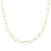 Collier femme plaqué or 5,5 mm maillons - UYZWVW45