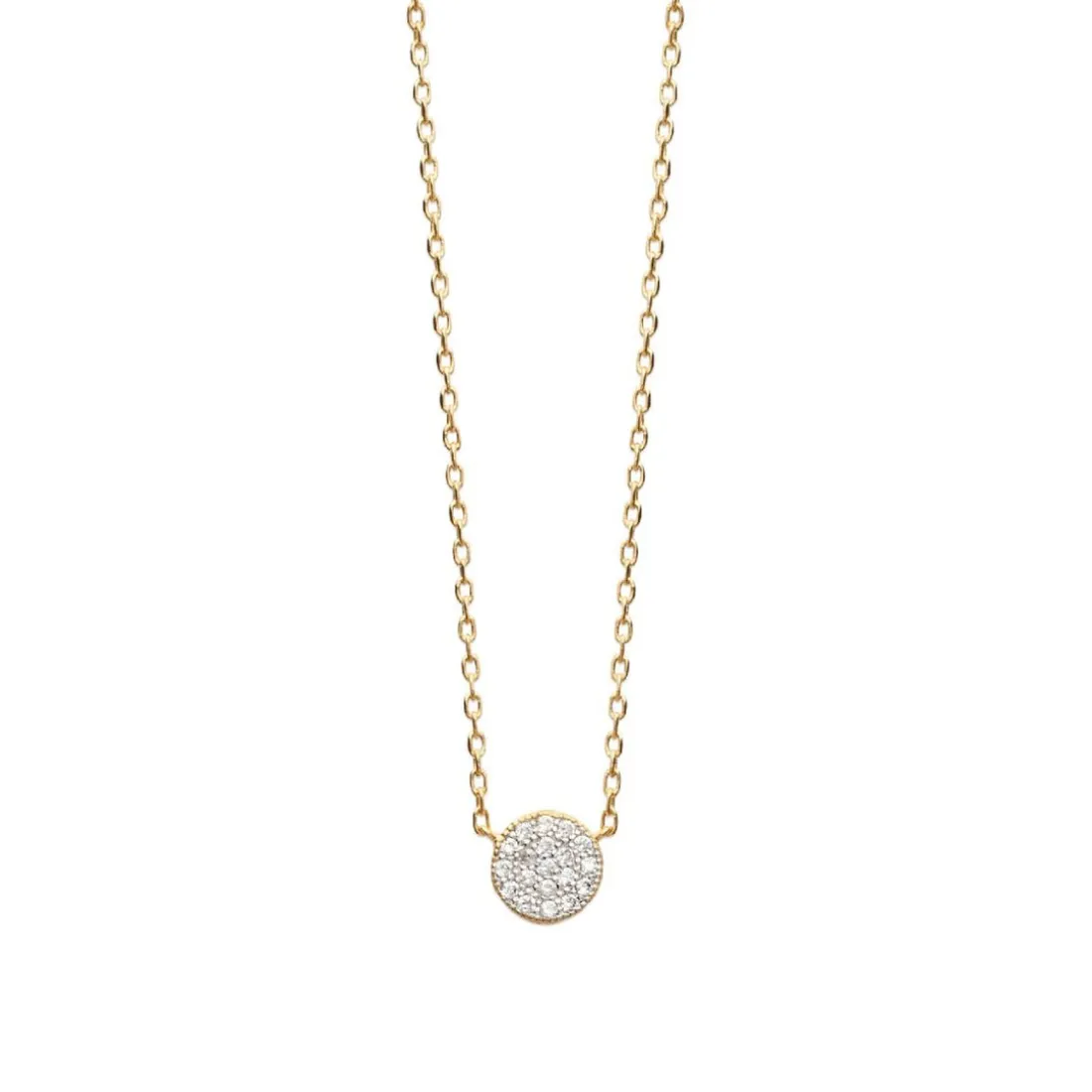 Collier femme plaqué or - UWZ45Y45