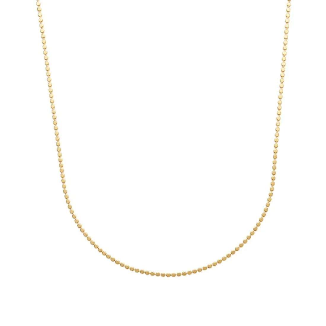 Collier femme plaqué or - YU0U5545