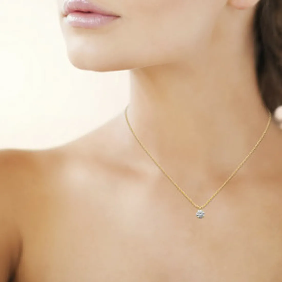 Collier Femme plaqué or oxyde de zirconium 5mm Maison de la Bijouterie UW30W545