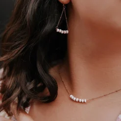 Collier Femme Sloya Piana en pierres Howlite