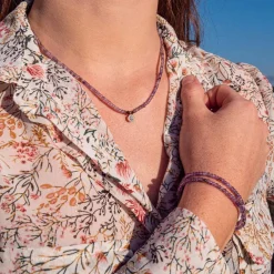 Collier Femme Sloya Lumia Améthyste