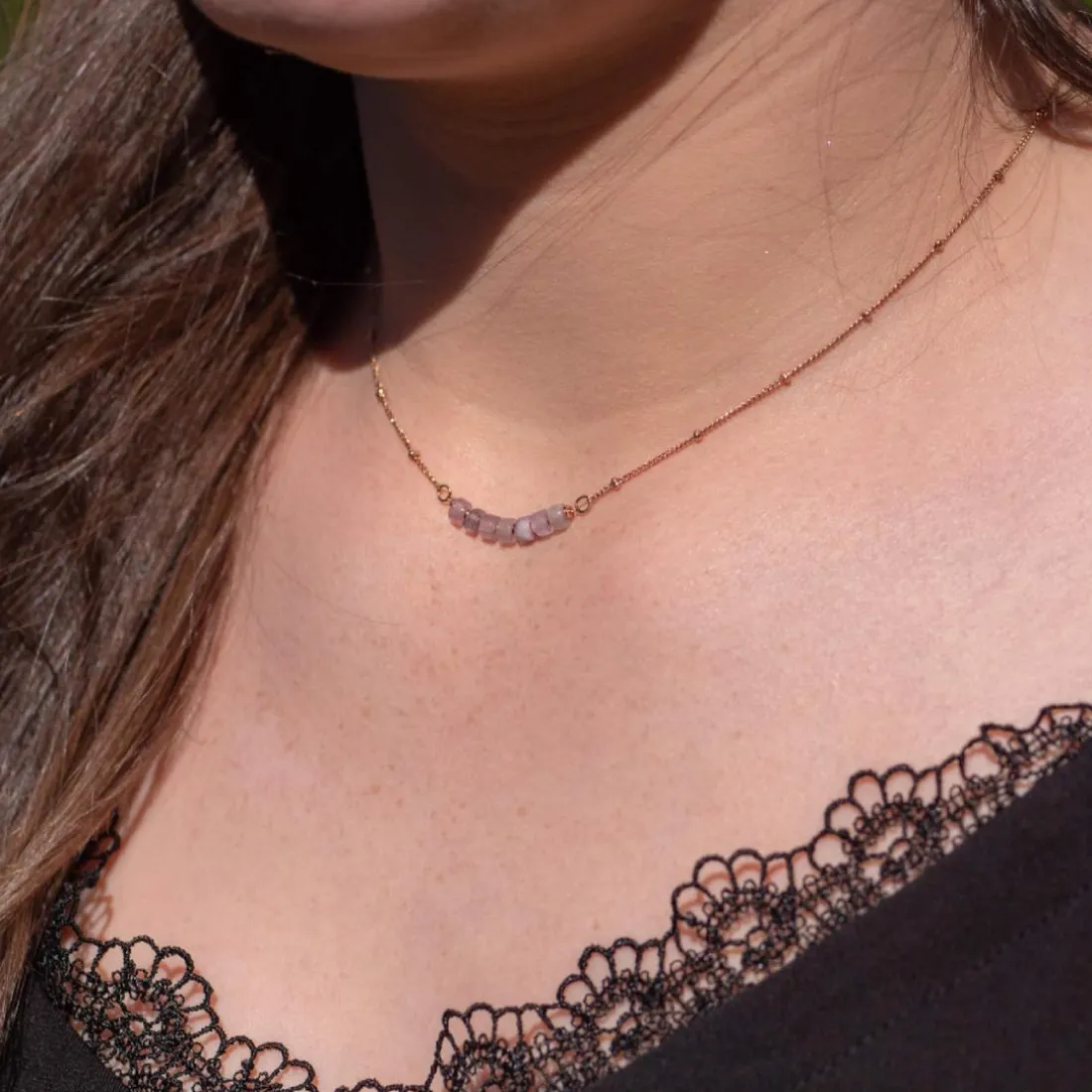 Collier Femme Sloya Piana Améthyste