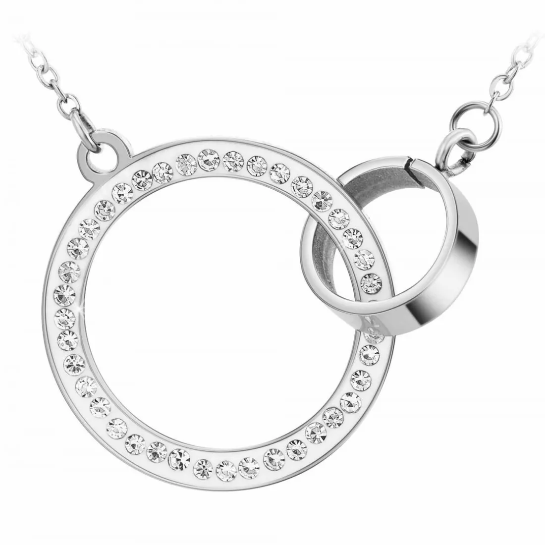 Collier femme So Charm - B2734-ARGENT Acier Argent