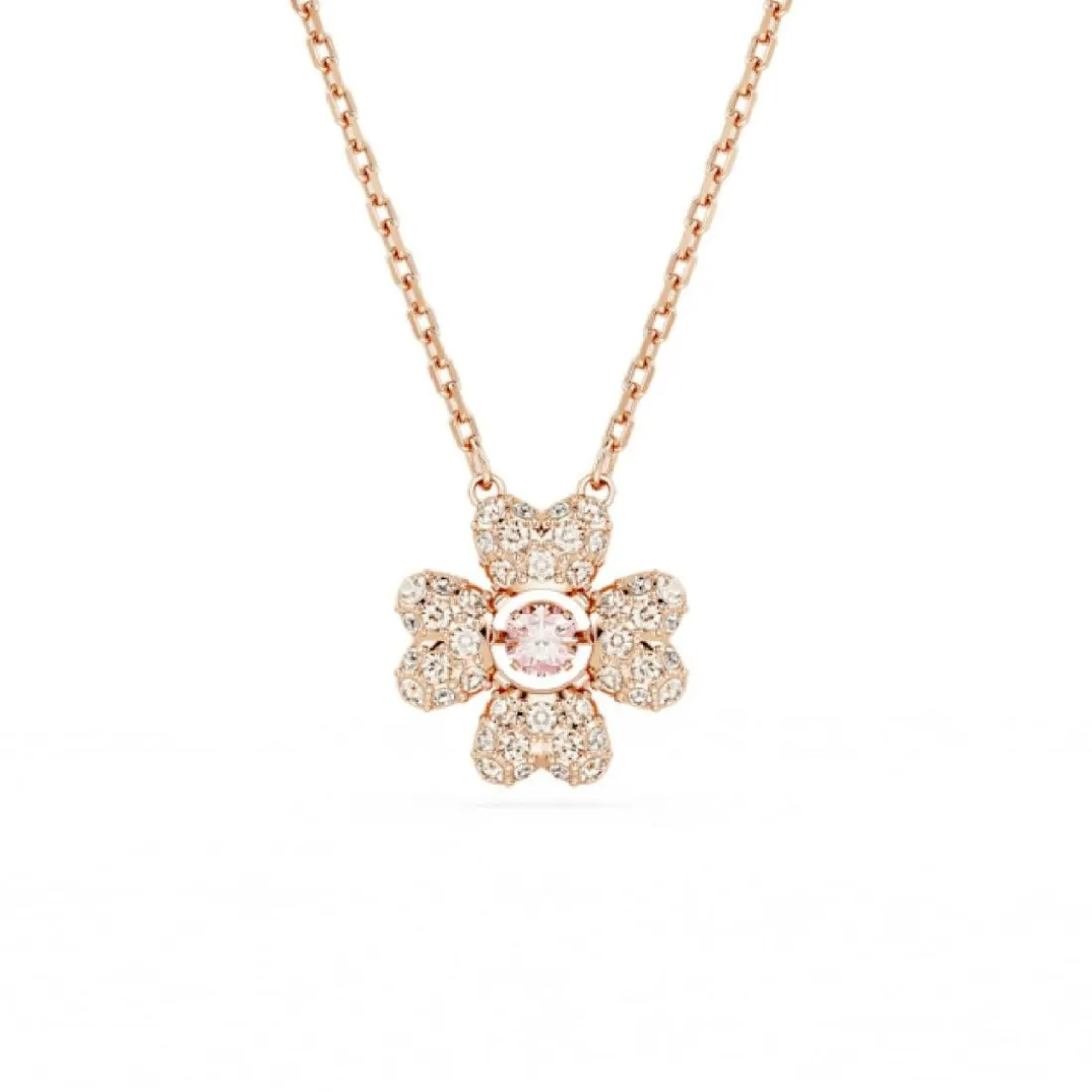 Collier Femme Swarovski Idyllia 5674211 - CZ CloverSilk/ROS