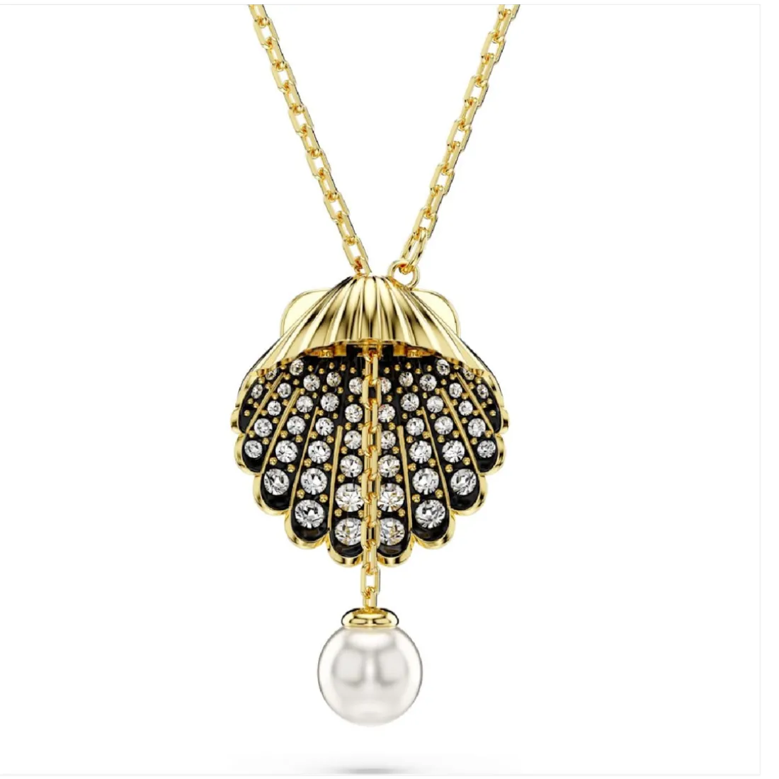Collier Femme Swarovski Idyllia F Shell - 5683968 doré