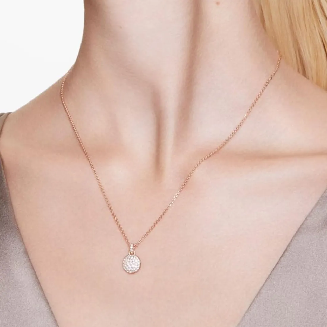 Collier Femme Swarovski Meteora - 5683450 argent,doré rose