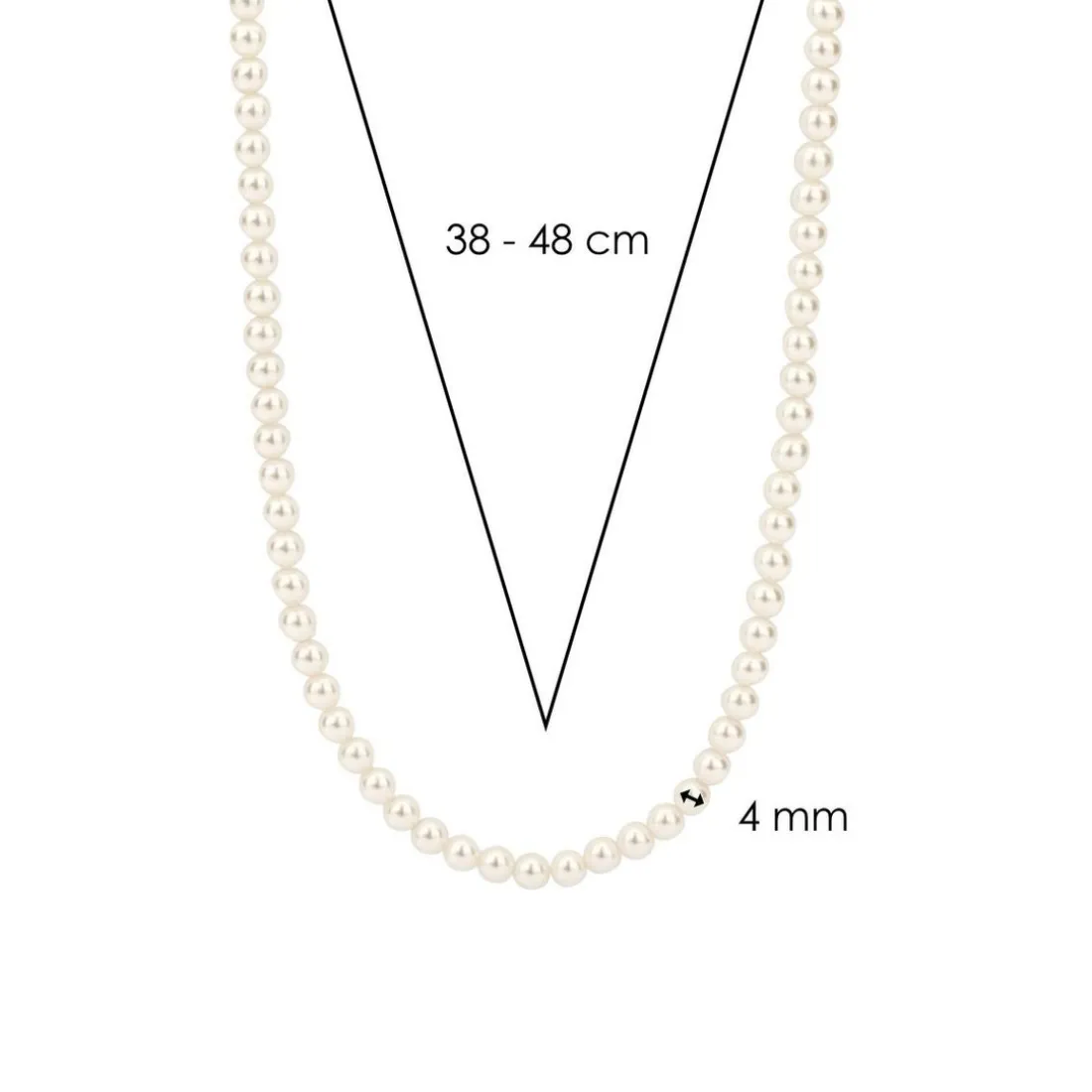 Collier Femme Ti Sento 3916PW-42 - Argent