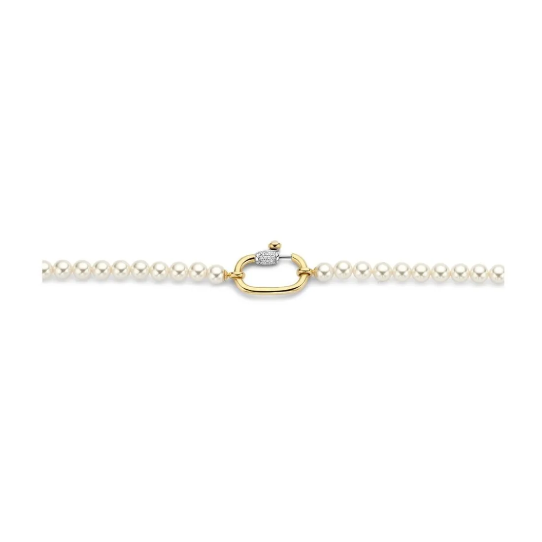 Collier Femme Ti Sento 3993PW-110 - Argent, plaqué or