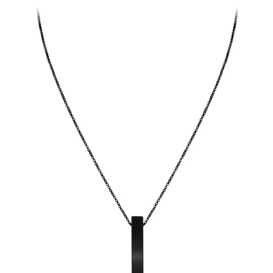Collier Homme So Charm - B4276-AGATENOIR - Collier Mode Homme