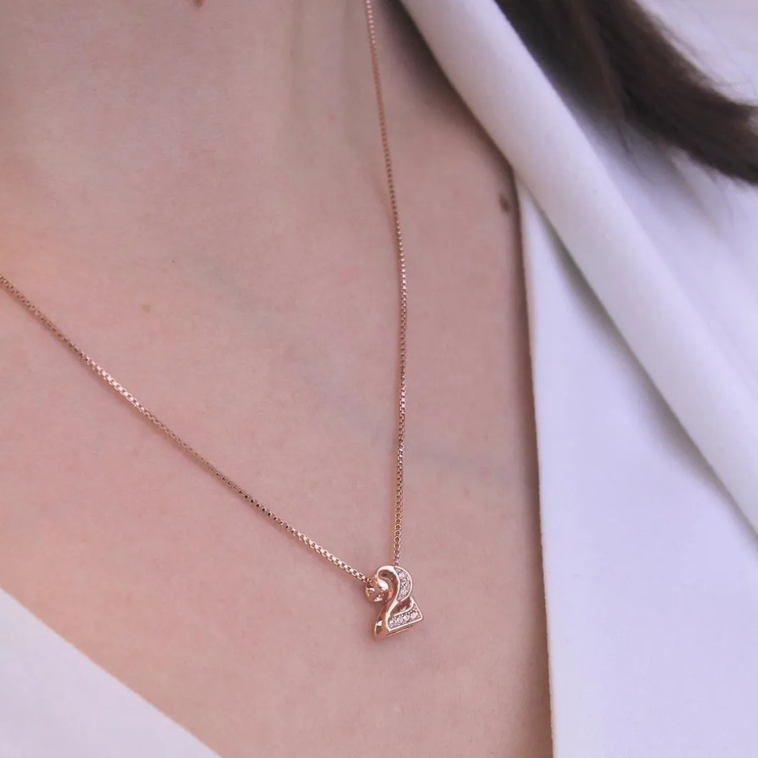 Collier Number 2 Or Rose