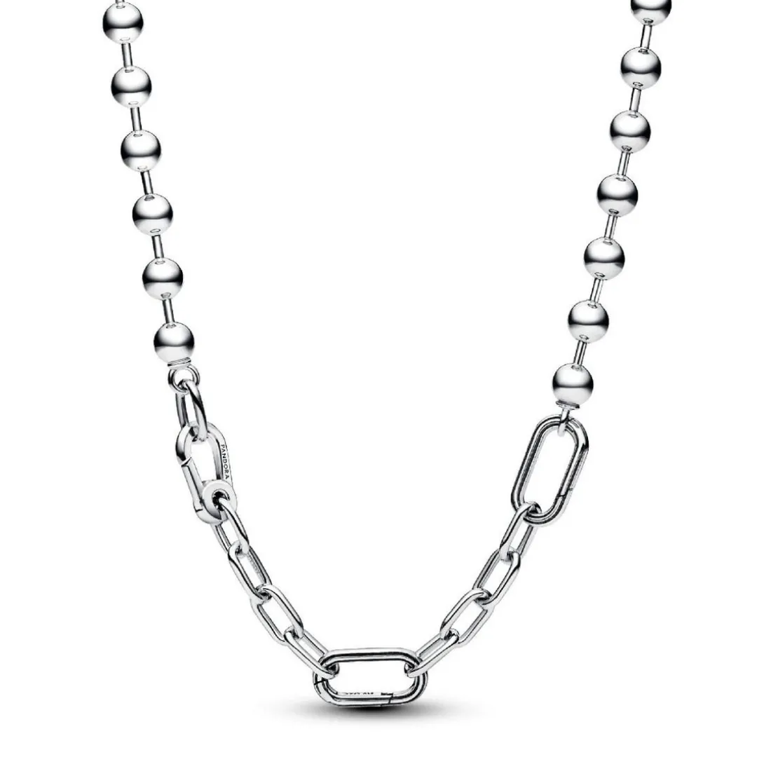 Collier Sphère Métallique et Link Pandora ME