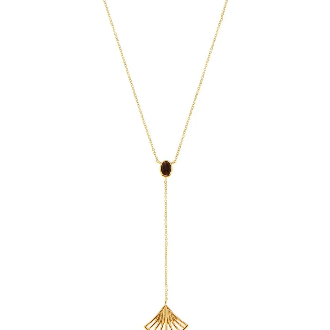 Collier Arielle Doré & Onyx Noir
