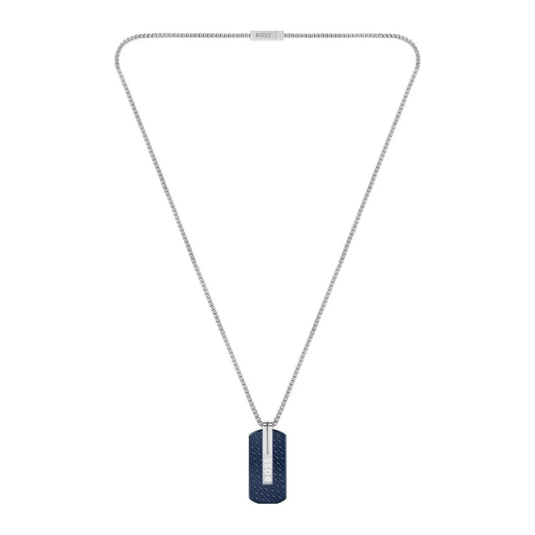Collier Boss Bijoux Homme avec Pendentif Bleu