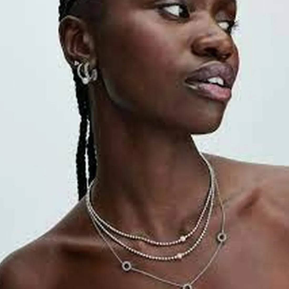 Collier Cercles Pavés