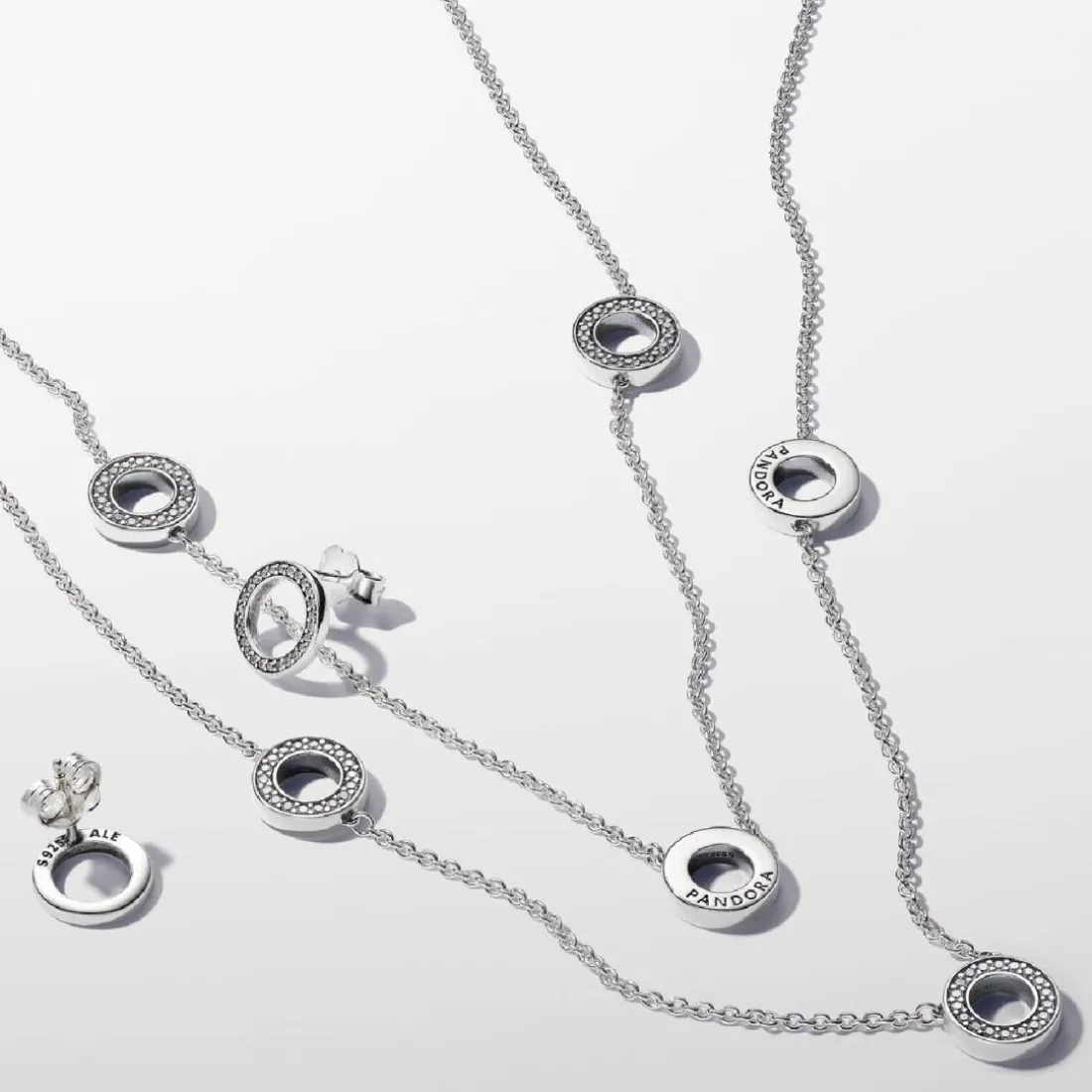 Collier Cercles Pavés
