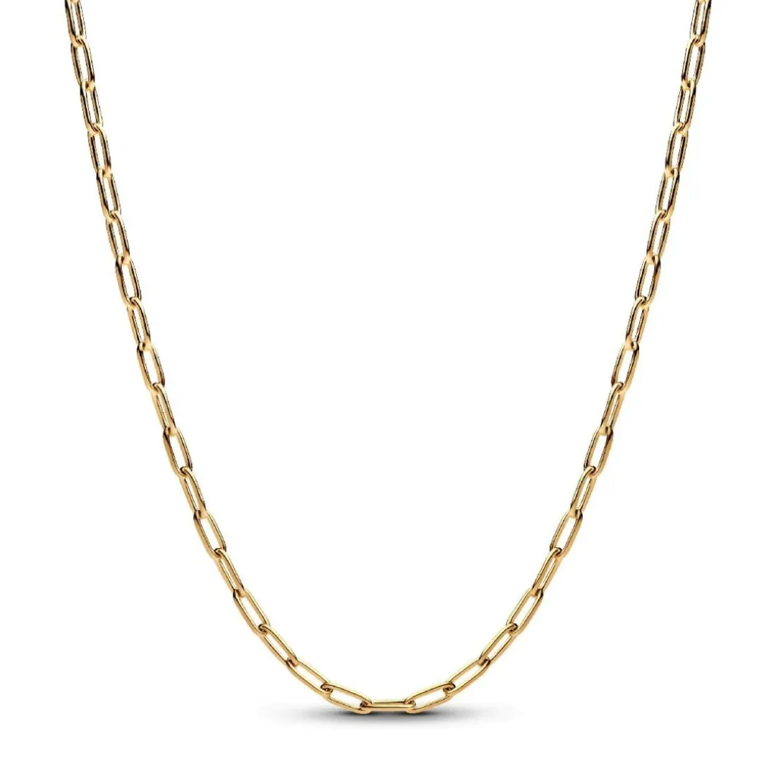 Collier Chaîne à Maillons Allongés Doré