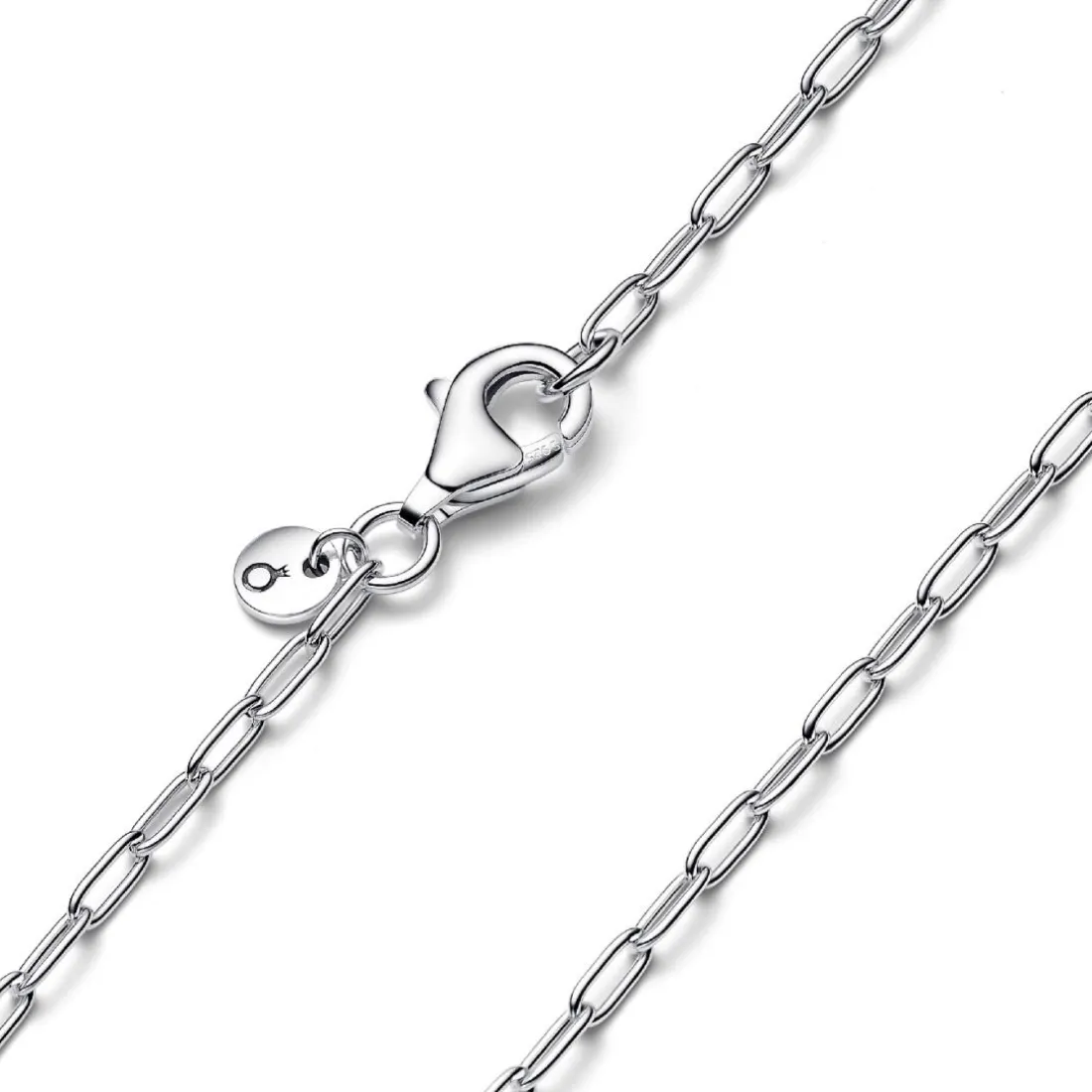 Collier Chaîne à Maillons Allongés Argent