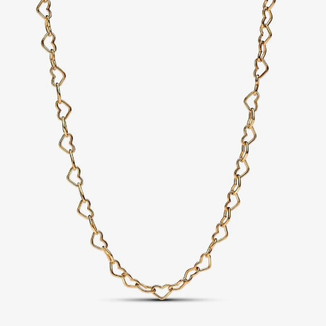 Collier Cœurs Imbriqués Doré