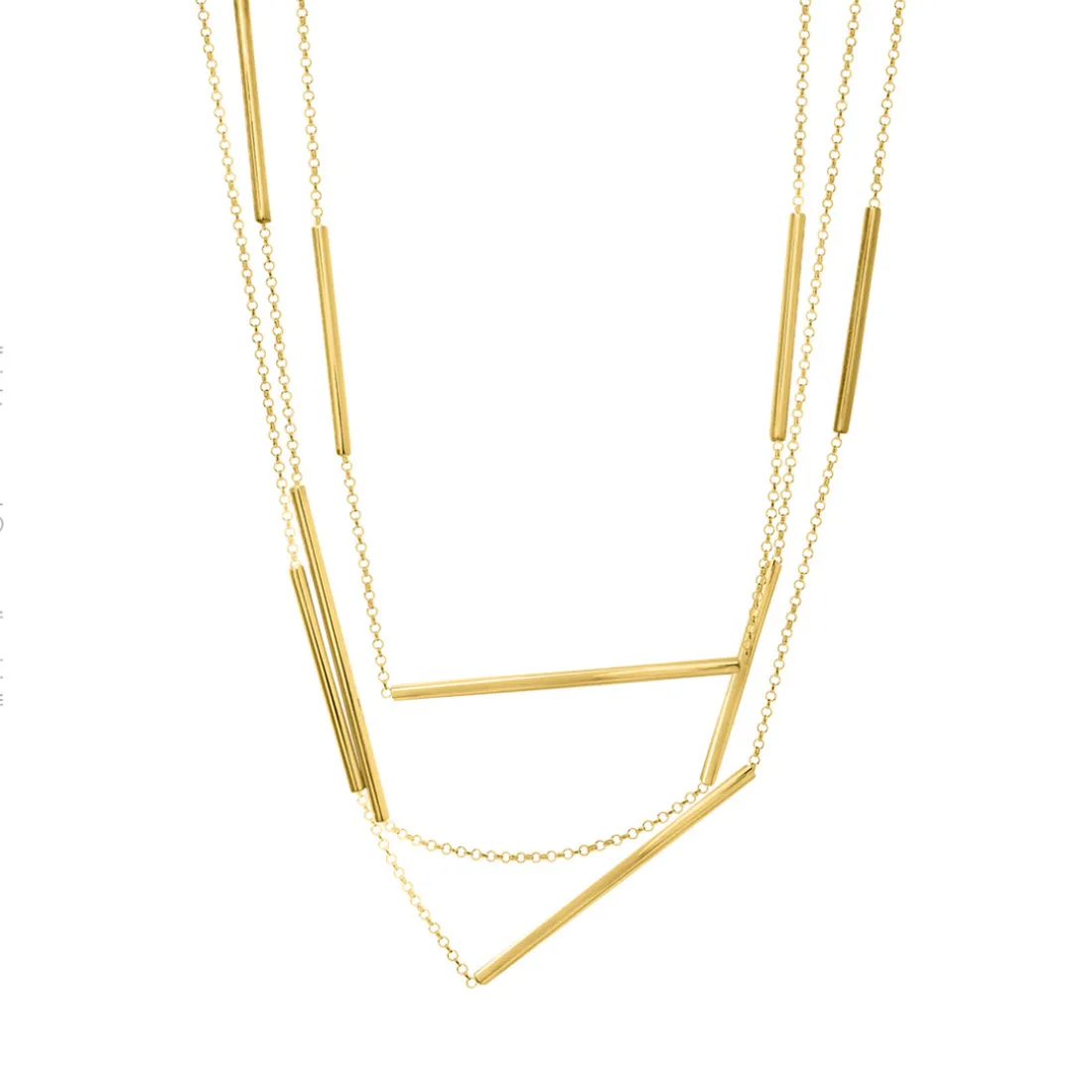 Collier et pendentif Diva Gioielli Ray 20108-006 - Argent Doré