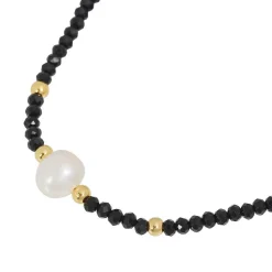 Collier et pendentif Femme Edforce 534-0113-N - Perle noir