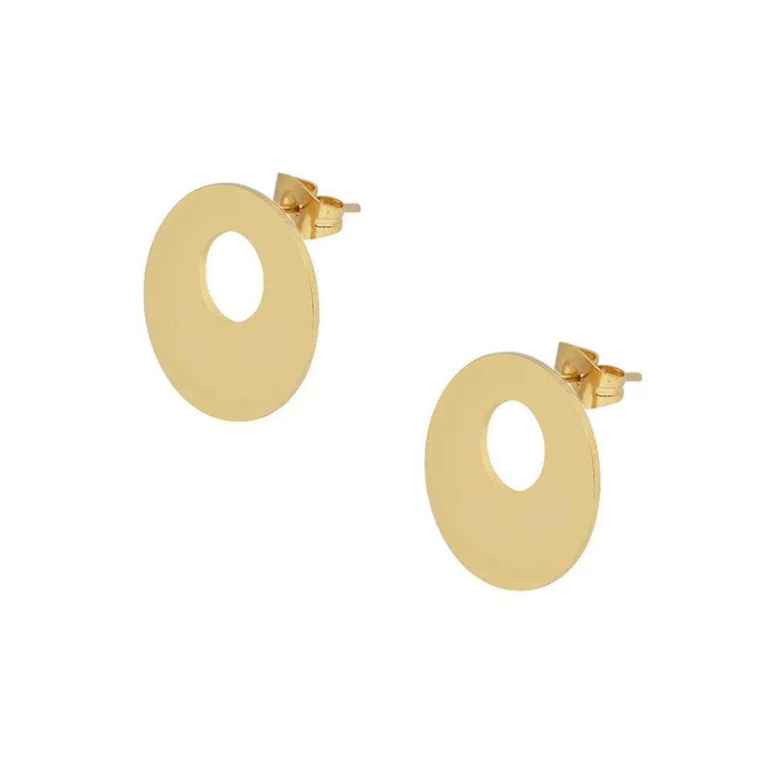 Collier et pendentif Femme Edforce 93-0840-S - Acier Doré