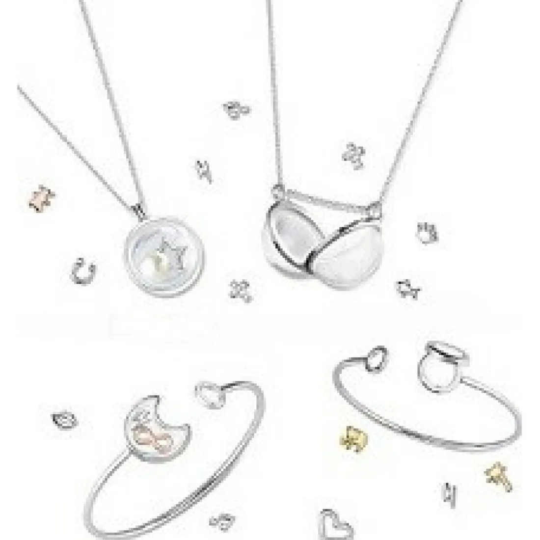 Collier et pendentif Morellato SAMB02 - VITA Argent Rhodiè 925/1000 Verre 75 cm Femme