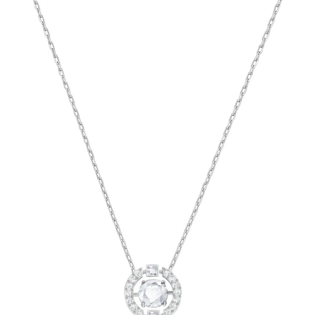 Collier et pendentif Swarovski 5286137 - Collier et pendentif Acier Cristal Argenté Femme