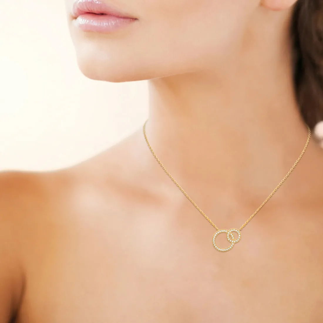 Collier fantaisie maille forçat plaqué or Maison de la Bijouterie UW33V345