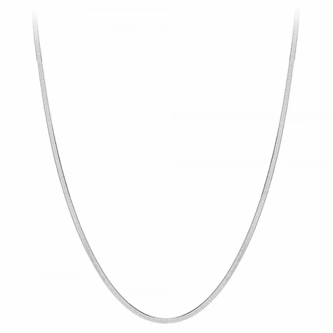 Collier femme Angèle M B2304-ARGENT - Acier Argent