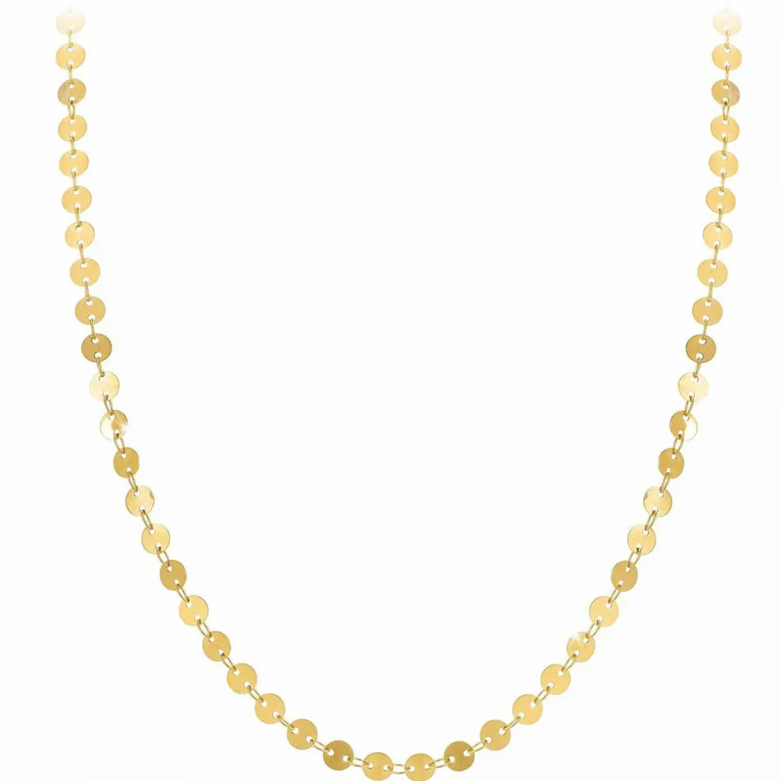 Collier femme Angèle M B2392-DORE - Acier Doré