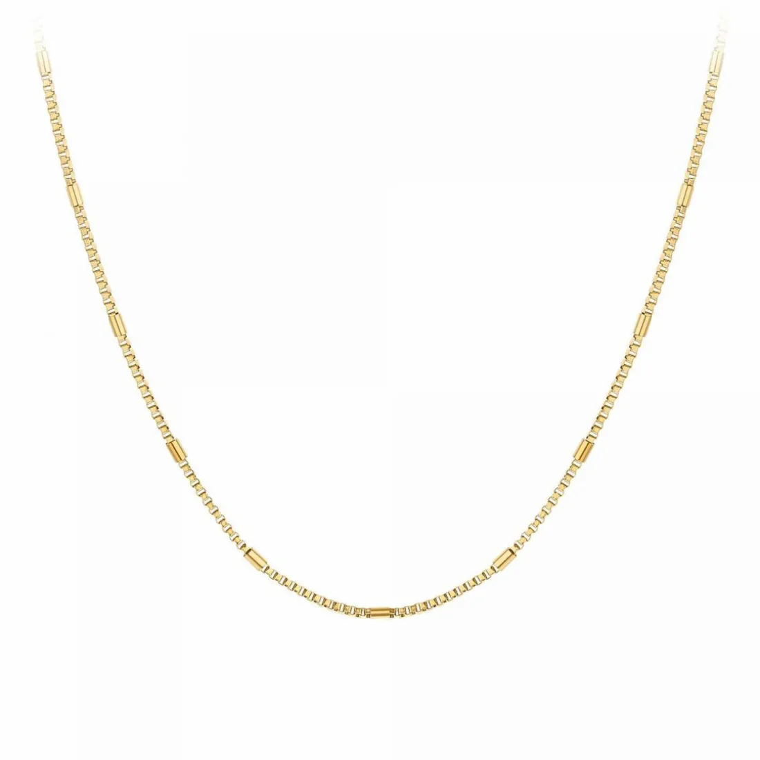 Collier femme Angèle M B2387-DORE - Acier Doré