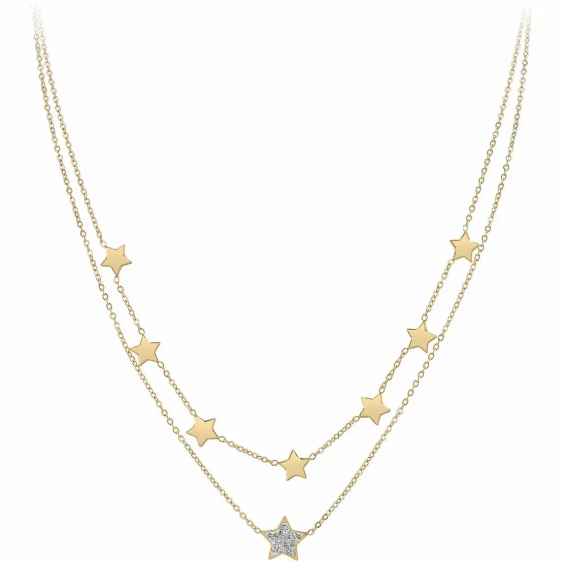 Collier femme Angèle M B2761-DORE - Acier Doré