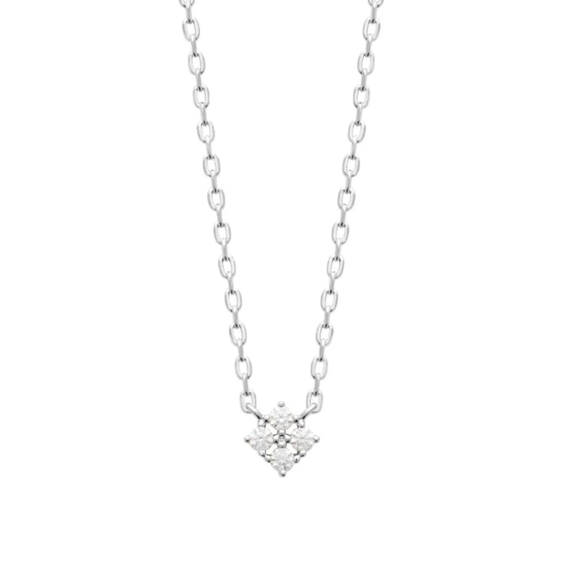 Collier femme argent oxyde de zirconium Maison de la Bijouterie VW3W0W45