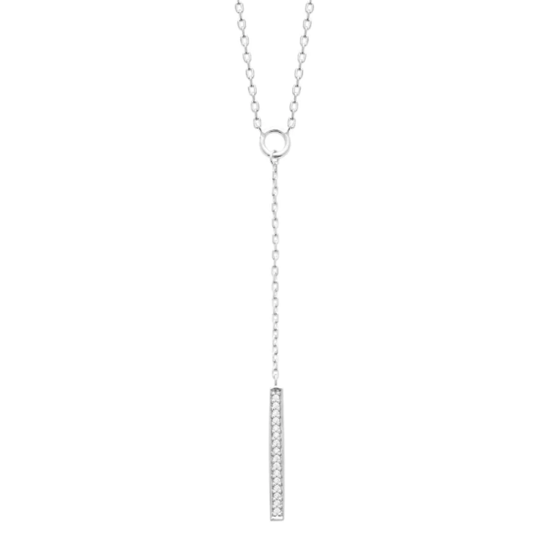 Collier femme argent oxyde de zirconium Maison de la Bijouterie VW3UZW45