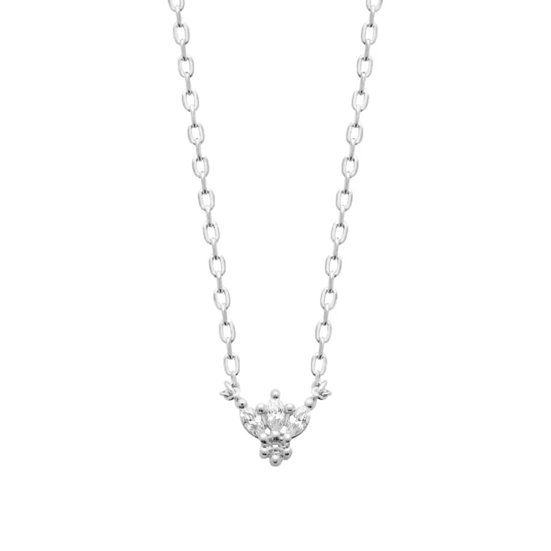 Collier femme argent pendentif oxyde de zirconium Maison de la Bijouterie VW3W6Y45