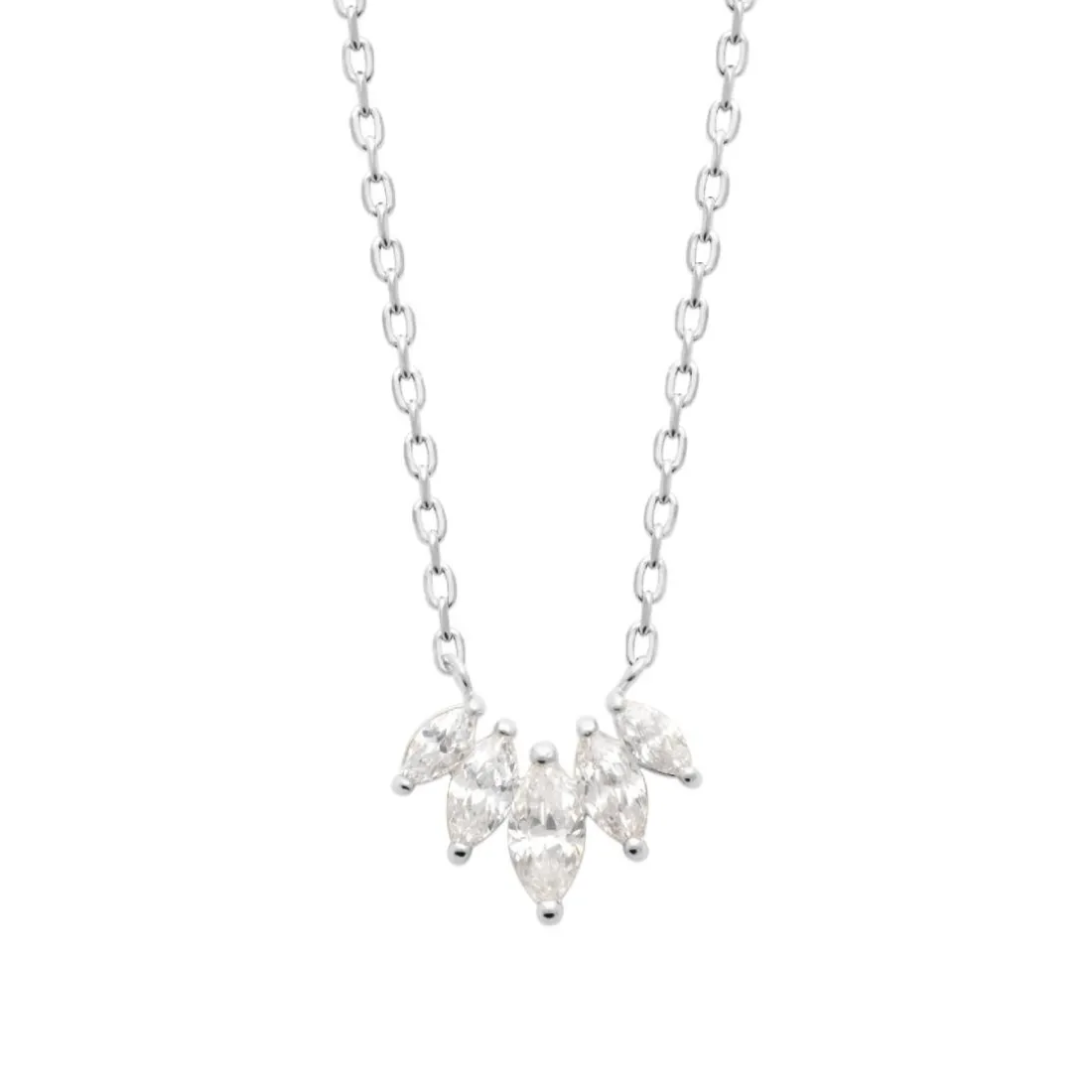 Collier femme argent pendentif de zirconium Maison de la Bijouterie VW3WUU45