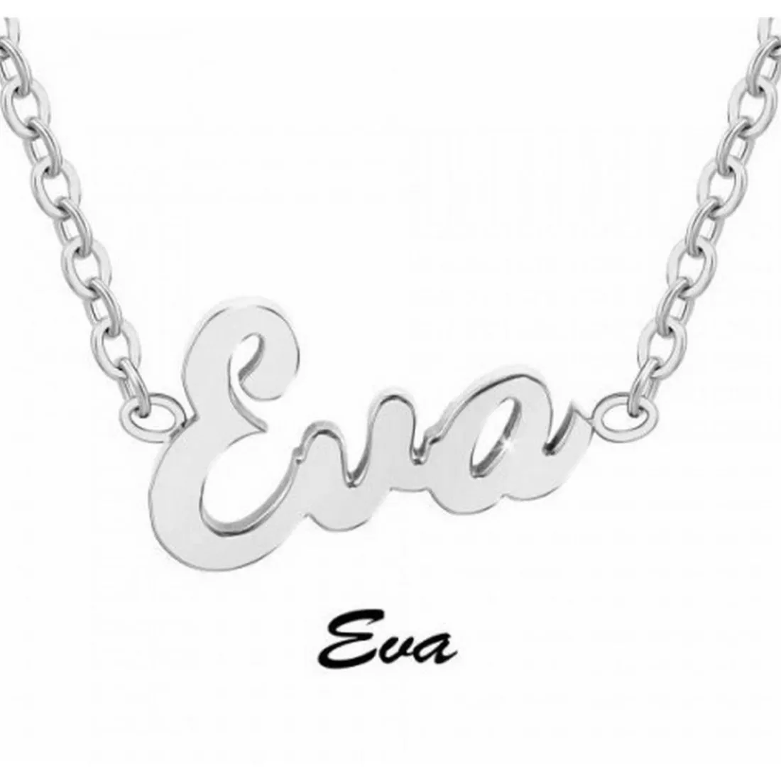 Collier Femme Athème - B2689-ARGENT-EVA Acier Argent