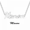 Collier Femme Athème - B2689-ARGENT-MANON Acier Argent