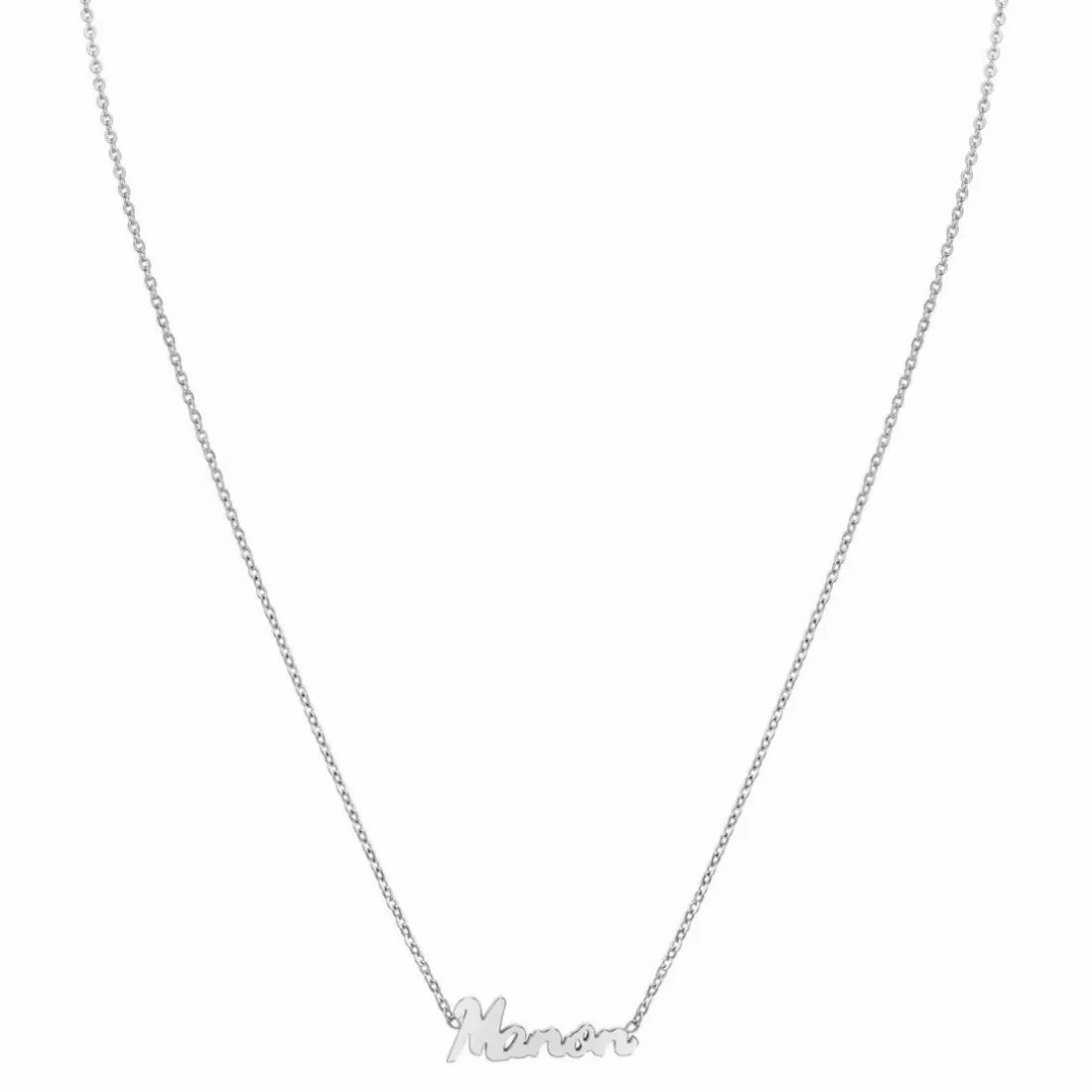 Collier Femme Athème - B2689-ARGENT-MANON Acier Argent