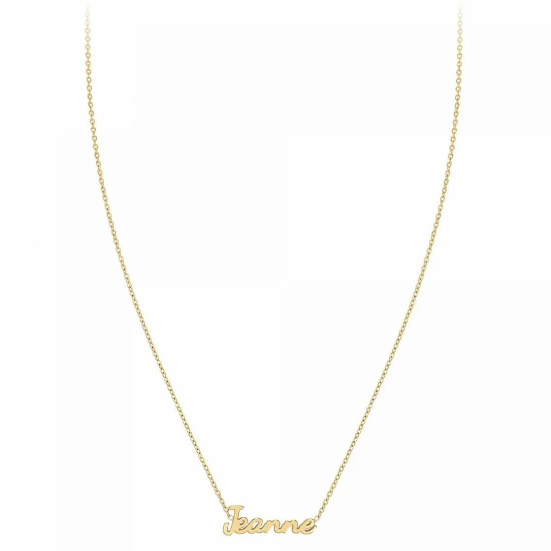 Collier Femme Athème - B2689-DORE-JEANNE Acier Doré
