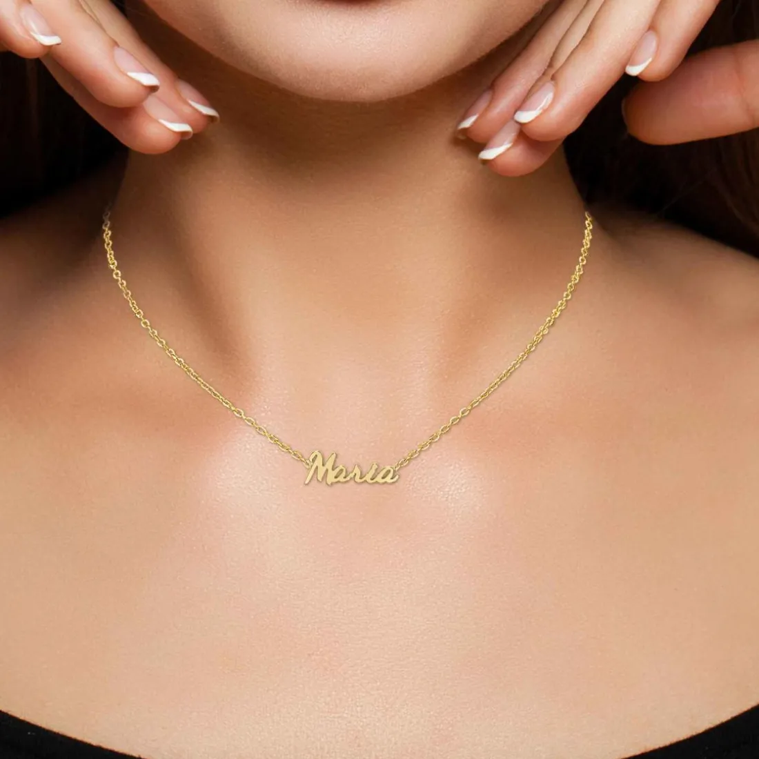Collier Femme Athème - B2689-DORE-MARIA Acier Doré