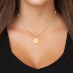 Collier femme Athème - B2449-VERSEAU Acier Doré